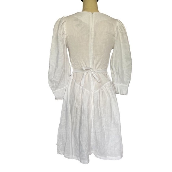 Tach Anker Cotton Mini Dress White XS - Picture 5 of 6